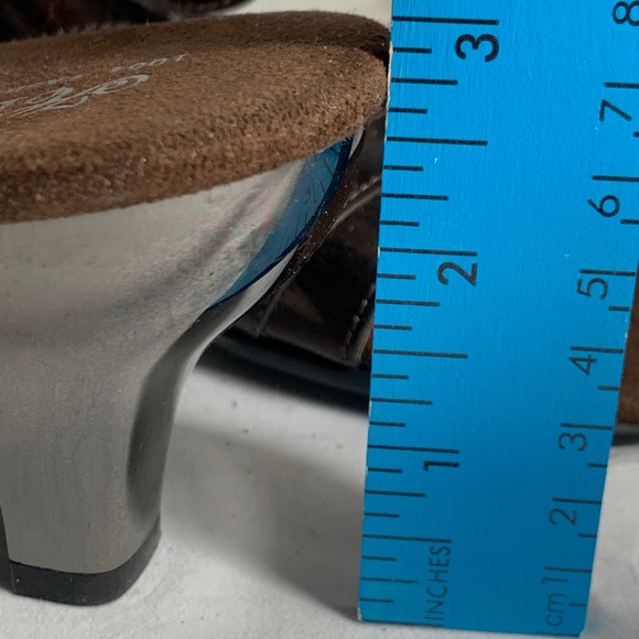 New Helle Comfort German bronze leather sandals 11 - Picture 3 of 8